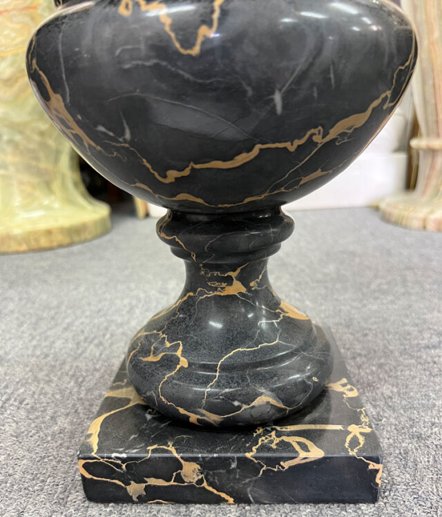 天然石の美しさ 大理石 花瓶 飾り壺 【商品番号m-dt033】