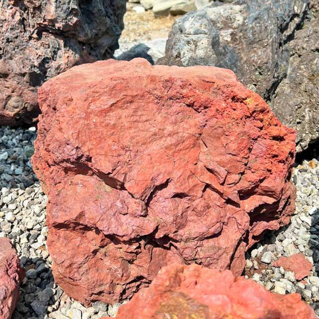 津軽錦石（青森県産）銘石 50cmサイズ 碧玉 ジャスパー 飾り石 室内