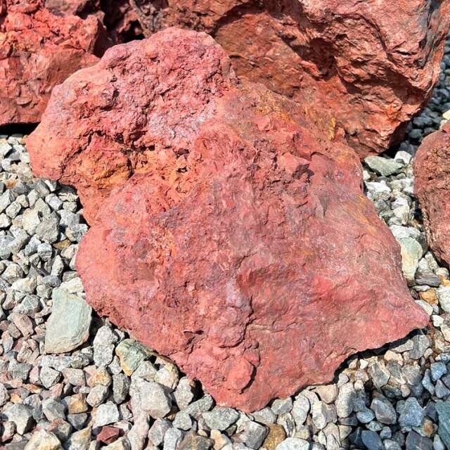 津軽錦石（青森県産）銘石 45cmサイズ 碧玉 ジャスパー 平石 水盤 盆栽