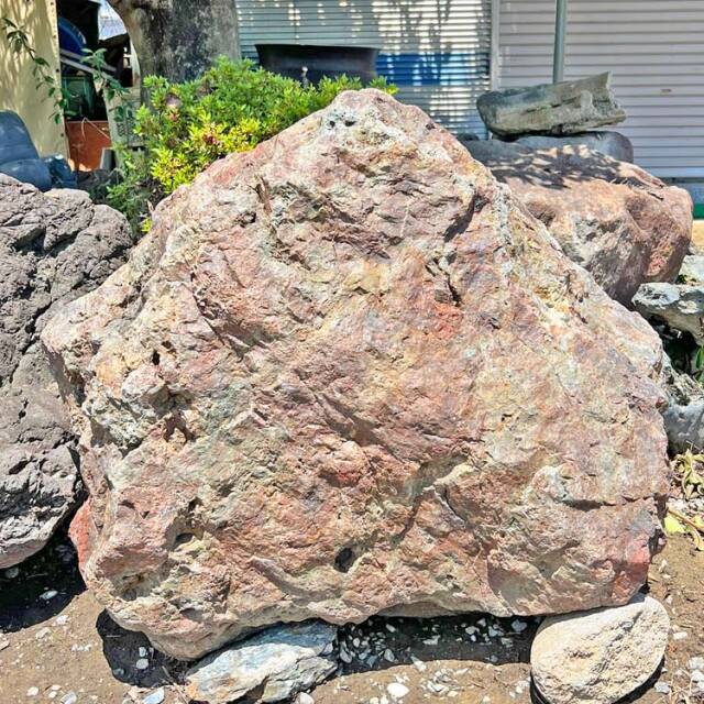 津軽錦石（青森県産）銘石 庭石 景石 96cmサイズ 碧玉 ジャスパー 坪庭