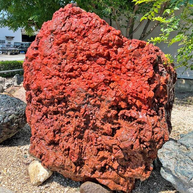 津軽錦石 銘石 景石 庭石 青森県産 碧玉 ジャスパー 錦石 陸奥の名石