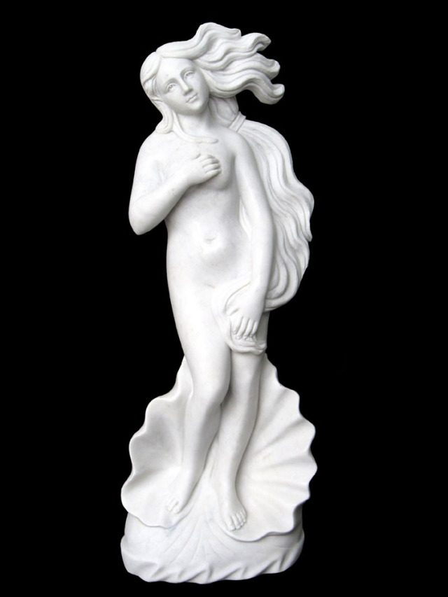 天然大理石彫刻 ヴィーナスの誕生｜名画モチーフ・高級彫刻像