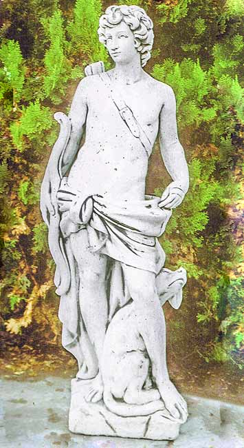 イタリア製の人造石ヴィーナス像・乙女像