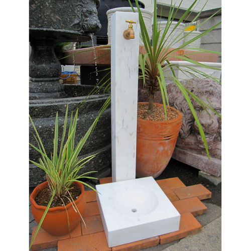 大理石　立水栓