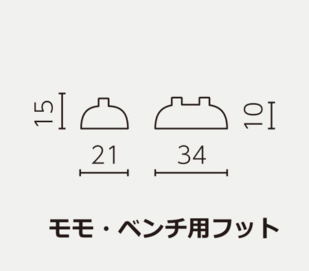 モモ　ベンチ