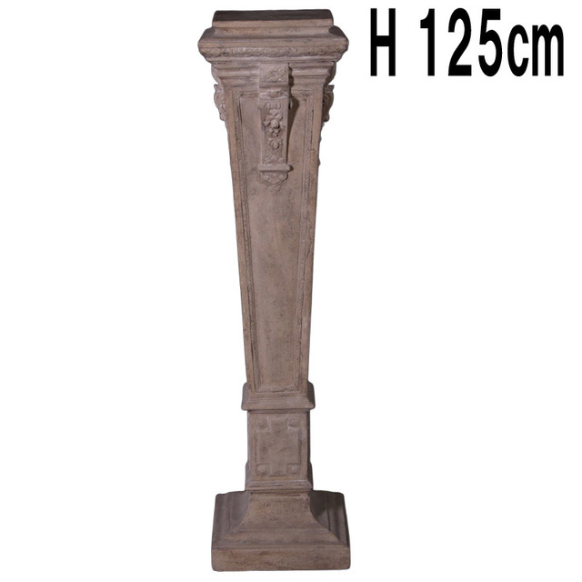 ダイアンの柱・ローマストーン仕上げ Column Diane  FRPアートオブジェ 【商品番号：m-fr060501】