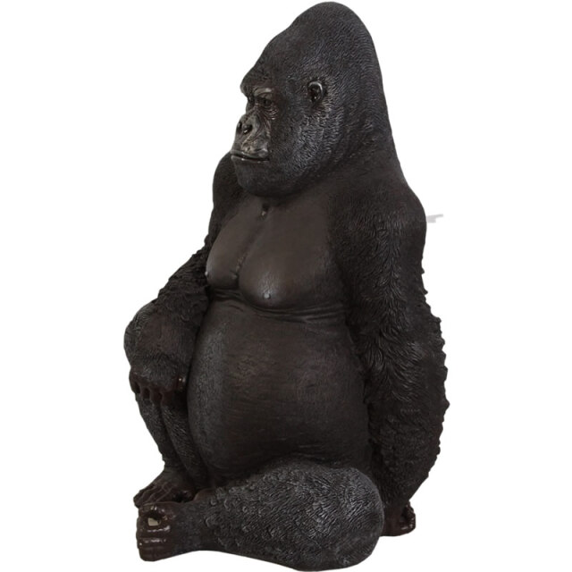 悠然たるゴリラ Silver Back Gorilla FRPアートオブジェ｜大型ゴリラ像