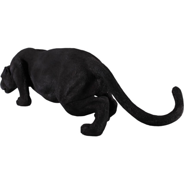 黒豹の跳躍 Black Panther FRPアートオブジェ【商品番号：m-fr090011】
