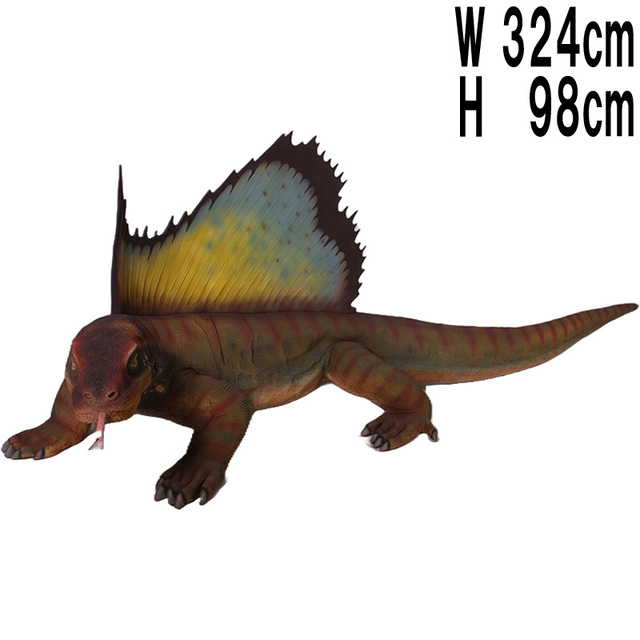 ディメトロドン / Dimetrodon  FRPアートオブジェ 【商品番号：m-fr090050】