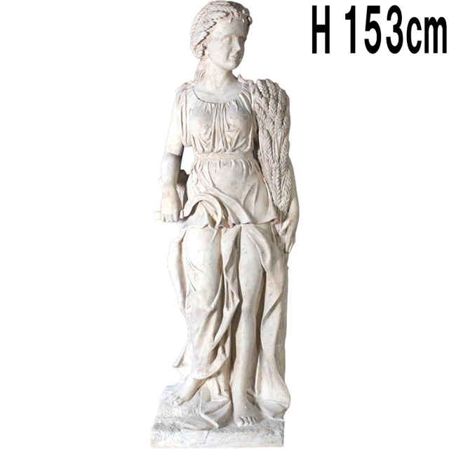 季節の乙女(夏) 高さ153cm Four Seasons - Summer -  FRPアートオブジェ 【商品番号：m-fr090059RS】