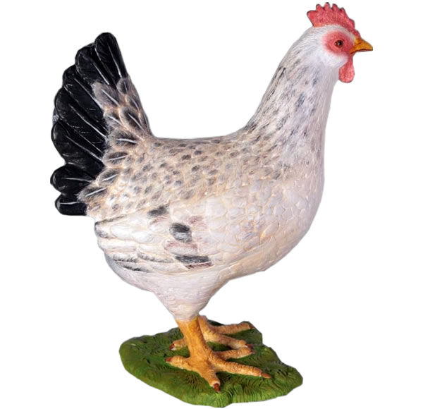 ニワトリ 雌鳥 オブジェ