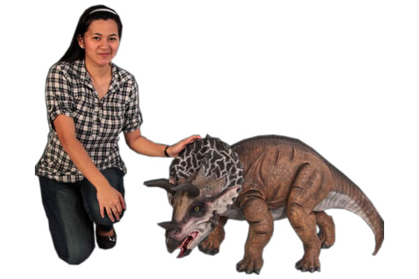 トリケラトプス 恐竜 オブジェ