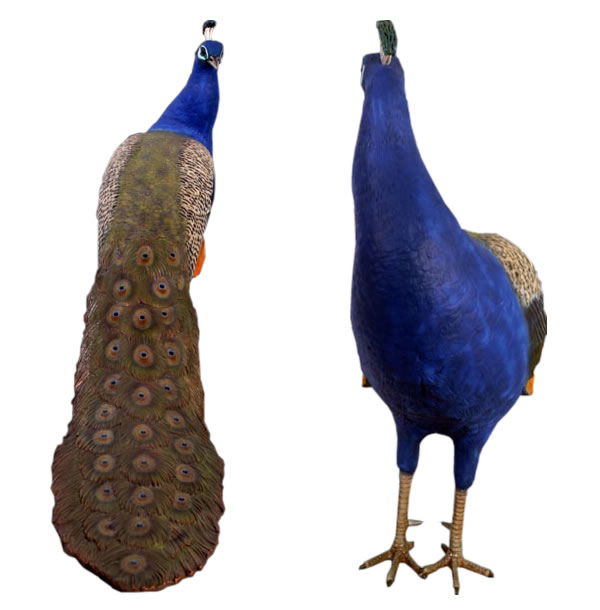 孔雀 オブジェ