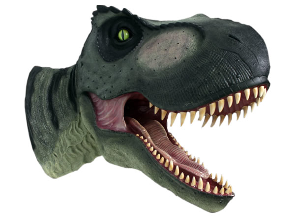 ティラノサウルス 恐竜 オブジェ 壁面