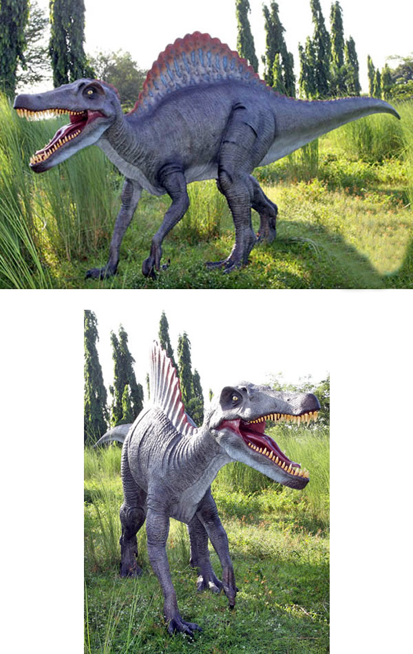 スピノサウルス 恐竜 オブジェ