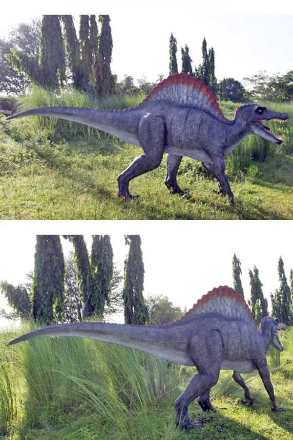 スピノサウルス 恐竜 オブジェ