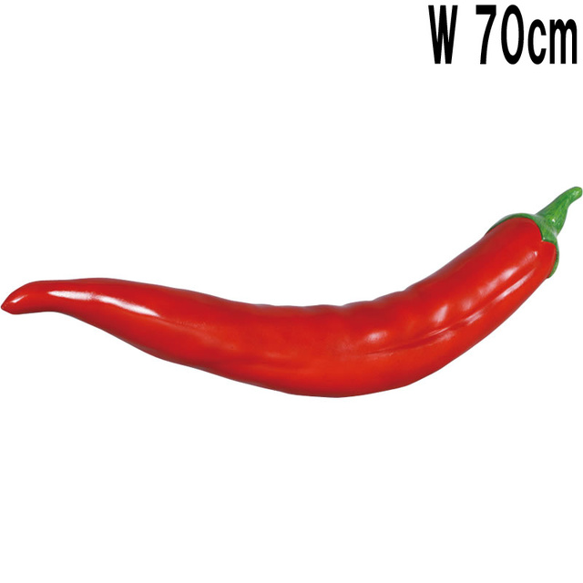 唐辛子70cm / Chilli Pepper 70cm FRPアートオブジェ 【商品番号：m-fr130047】