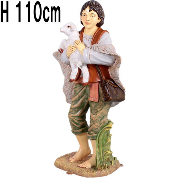 羊飼いの少年 / The Nativity 4.5ft - Shepherd Boy  FRPアートオブジェ 【商品番号：m-fr140011】