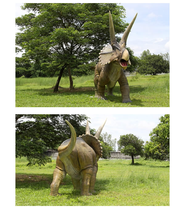 トリケラトプス 恐竜 オブジェ