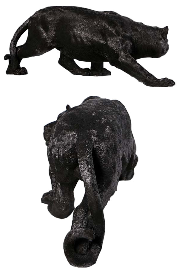 クロヒョウ オブジェ 黒豹