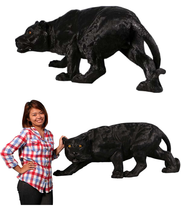 クロヒョウ オブジェ 黒豹