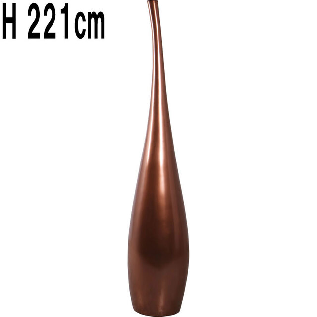 アドミラス 大きな一輪刺・ブロンズ仕上げ220cm / Adamaris Vase 220cm H  FRPアートオブジェ 【商品番号：m-fr150016】