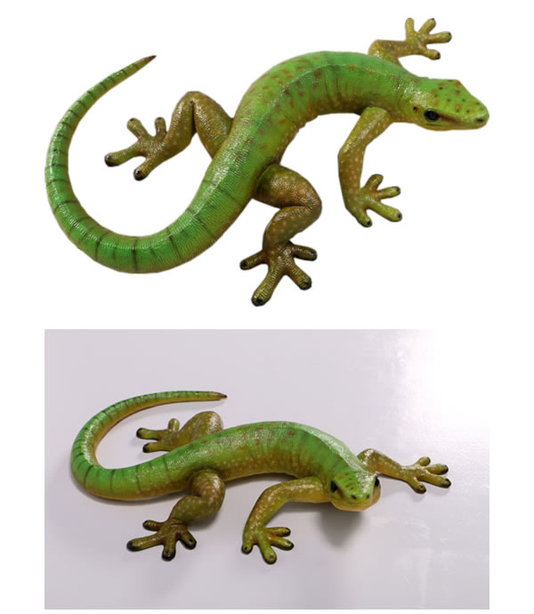ヤモリ オブジェ