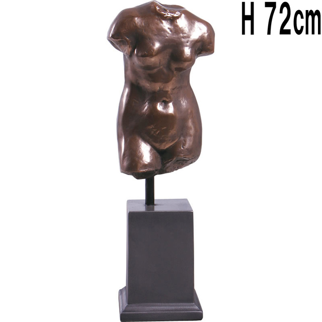 Female Torsoオブジェ（台座付き） / Venus Female Torso  FRPアートオブジェ 【商品番号：m-fr150180】