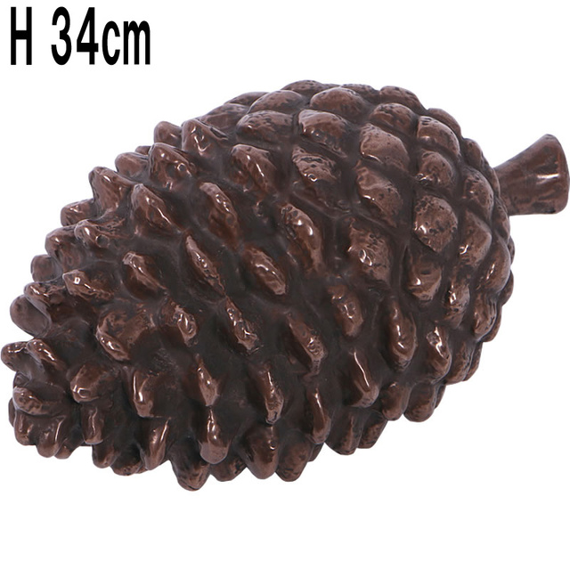松ぼっくり・大型 / Pinecone 7.5 x 13.5 FRPアートオブジェ 【商品番号：m-fr150182】
