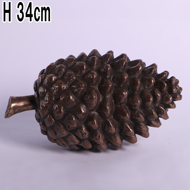 松ぼっくり・小型 / Pinecone 6.25 x 11  FRPアートオブジェ 【商品番号：m-fr150183】