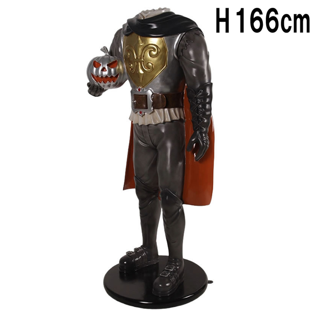 首無しハロウィンナイト騎士 Headless Horseman　FRPアートオブジェ 【商品番号：m-fr180144】