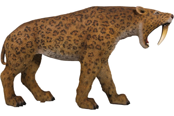 サーベルタイガー オブジェ トラ 恐竜 虎