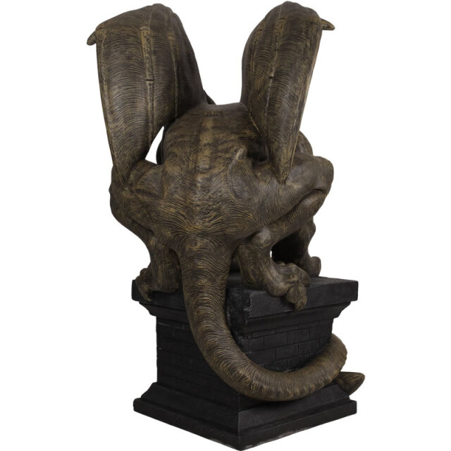 巨大なガーゴイル Giant Gargoyle on Plinth FRPアートオブジェ 【商品