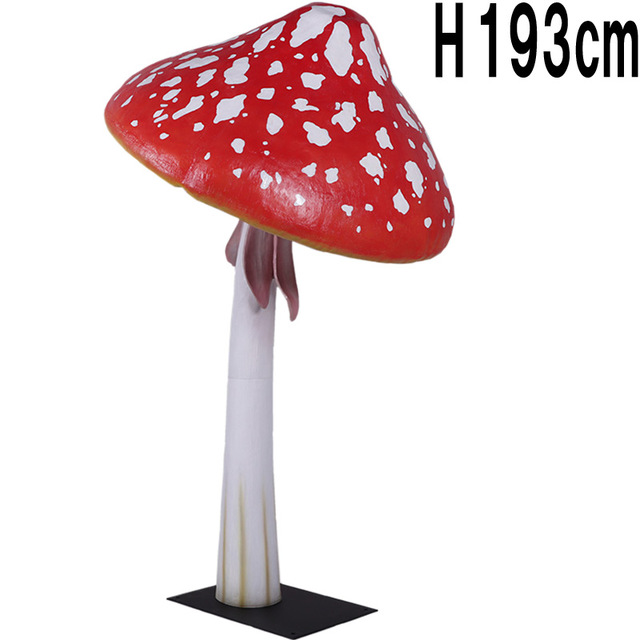 パラソルマッシュルームキノコ 200cm / Parasol Mushroom  FRPアートオブジェ 【商品番号：m-fr190095】