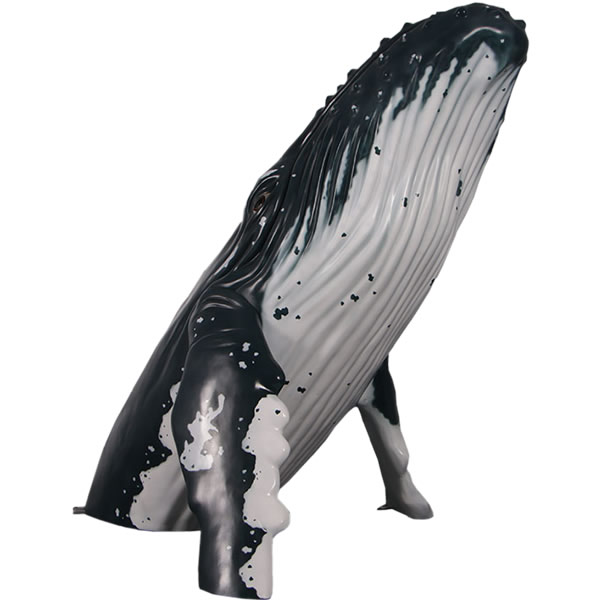 工芸品 クジラ オブジェ アート ジャンプするざとうくじら Breaching
