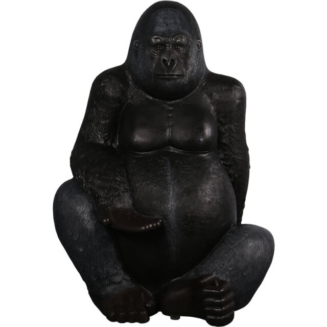 シルバーブラックゴリラ 高さ180cm Silverback Gorilla 180cm H FRP