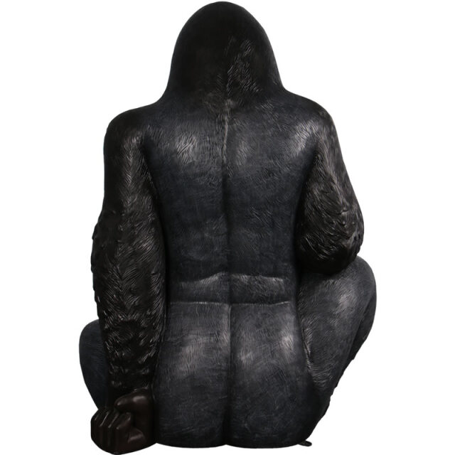 シルバーブラックゴリラ 高さ180cm Silverback Gorilla 180cm H FRP