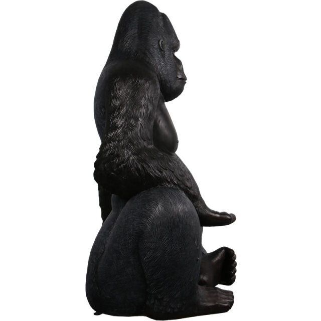 ゴリラ シルバーブラックゴリラ 高さ180cm Silverback Gorilla 180cm H FRP