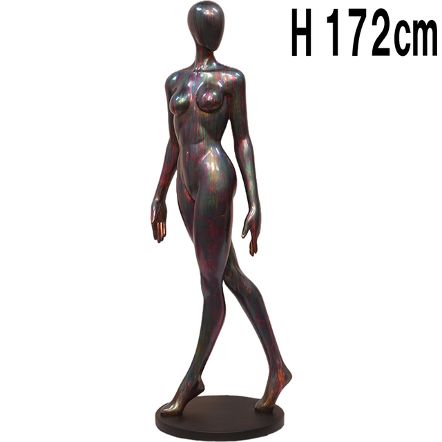 輝くセクシーな女性像マーブル Belle Lume  FRPアートオブジェ 【商品番号：m-fr200048ox】