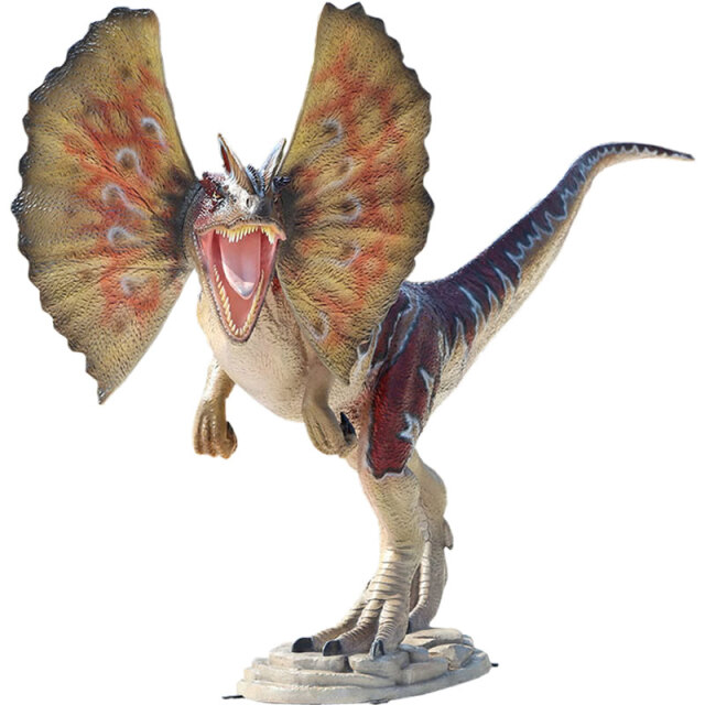 ディロフォサウルス 恐竜 オブジェ