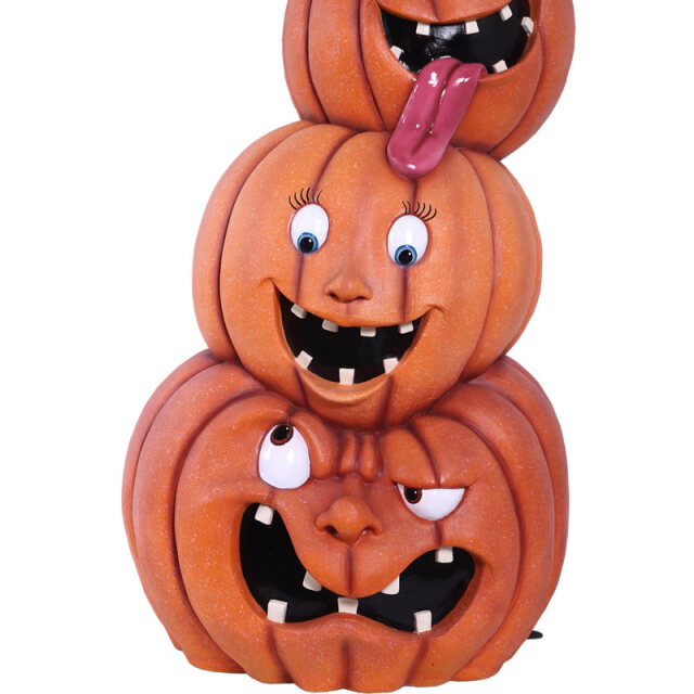 パンプキンタワー Crazy Pumpkin Stack FRPアートオブジェ【商品番号