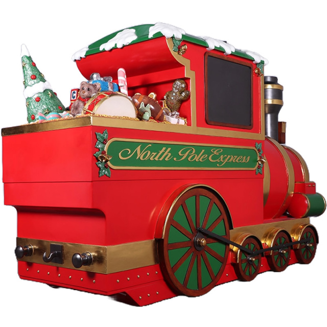 サンタとプレゼントのクリスマス機関車 North Pole Express Locomotive