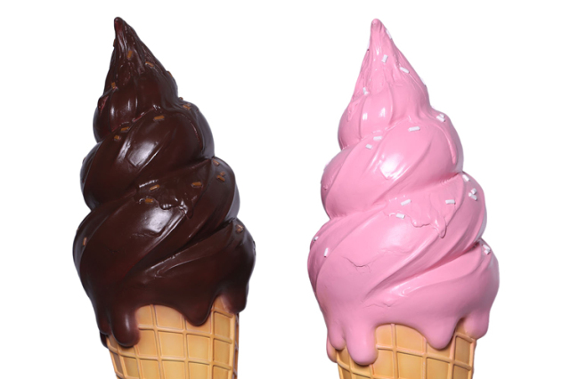 ソフトクリーム　オブジェ