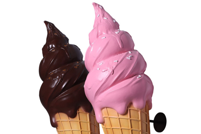 ソフトクリーム　オブジェ