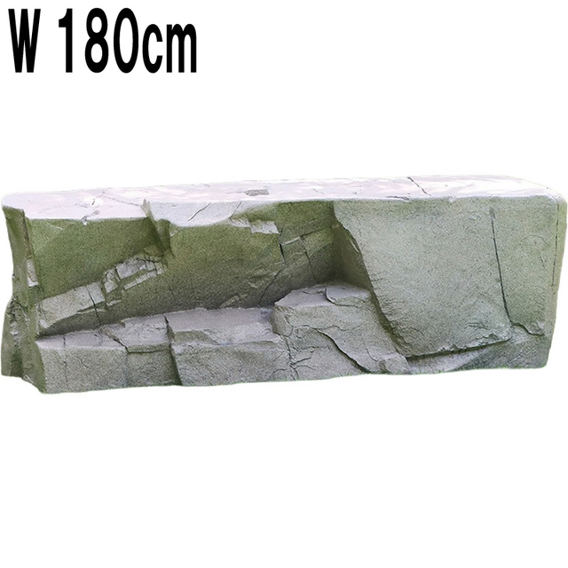 擬岩 ベンチ ボルダー2 / Boulder Bench - 2 - TahoeGranite  FRPアートオブジェ 【商品番号：m-fr250024】