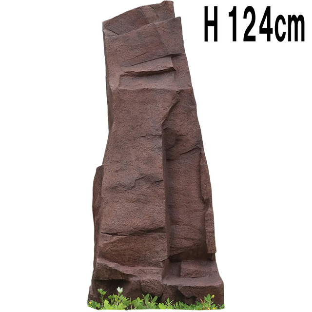 擬岩 高さ124cm / Rock Sculpture - 1 - SedonaBrown  FRPアートオブジェ 【商品番号：m-fr250028】