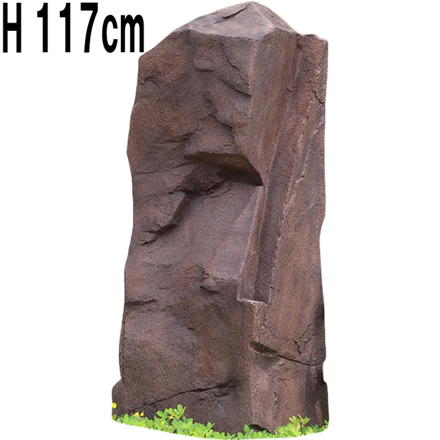 擬岩 高さ117cm / Rock Sculpture - 2 - SedonaBrown  FRPアートオブジェ 【商品番号：m-fr250029】