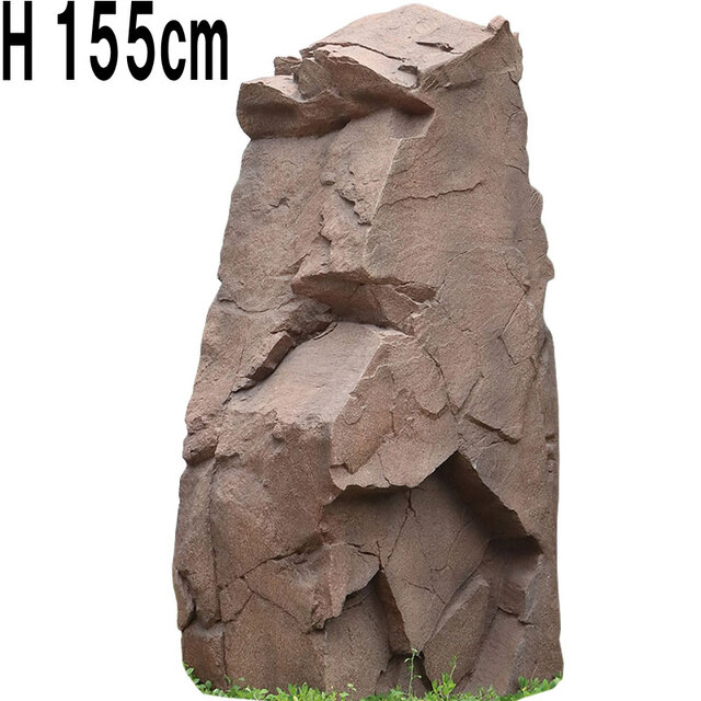 擬岩 高さ155cm / Rock Sculpture - 4 - SedonaBrown  FRPアートオブジェ 【商品番号：m-fr250035】