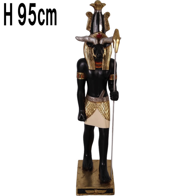 古代エジプト創造神クヌム95cm / KHNUM 3FT.  FRPアートオブジェ 【商品番号：m-frafkh3】