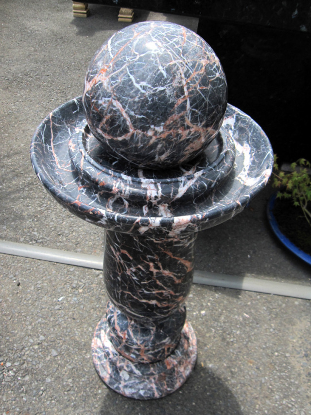 風水　噴水　大理石